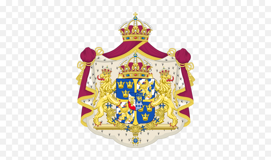 Du Gamla Du Fria Of Sweden - Swedish Royal Family Crest Emoji,Swedish Flag Emoji
