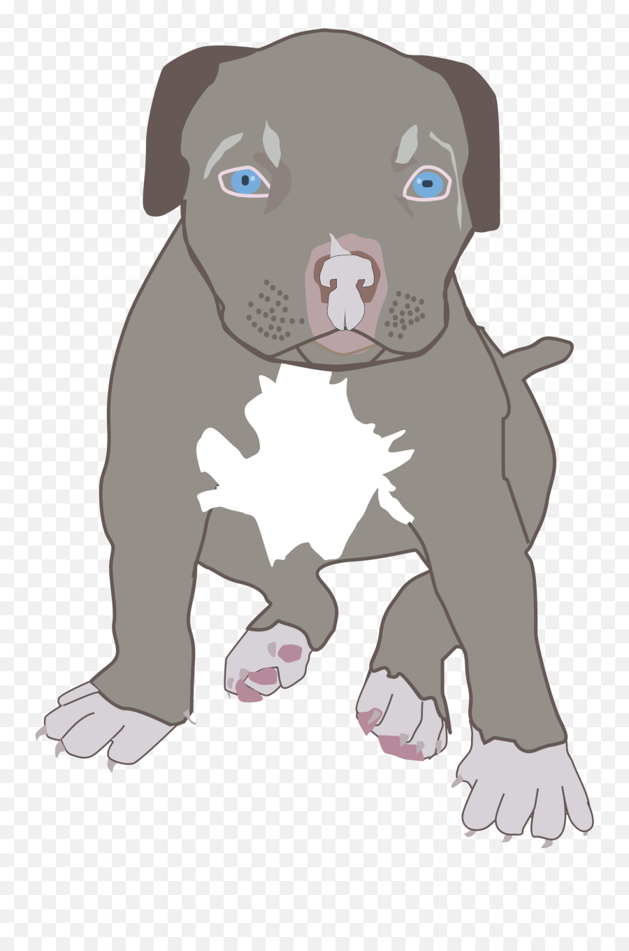 Pitbull Puppy Pitbull Clipart - Pit Bull Clipart Png Emoji,Pit Bull Emoji