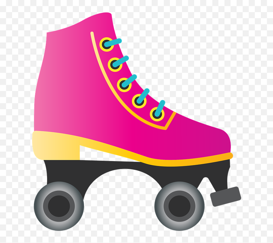 Roller Skate Eighties Skater - Sepatu Roda Vektor Png Emoji,Roller Skate Emoji