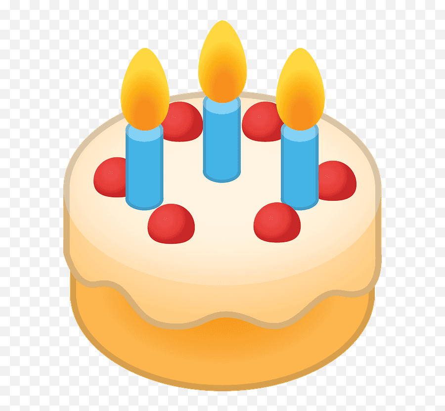 Birthday Cake Emoji Clipart - Birthday Cake Emoji Transparent Background,Free Birthday Emojis