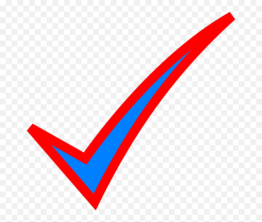 Check Mark Png Svg Clip Art For Web - Download Clip Art Red Blue Check Mark Emoji,Checkmark Emoji