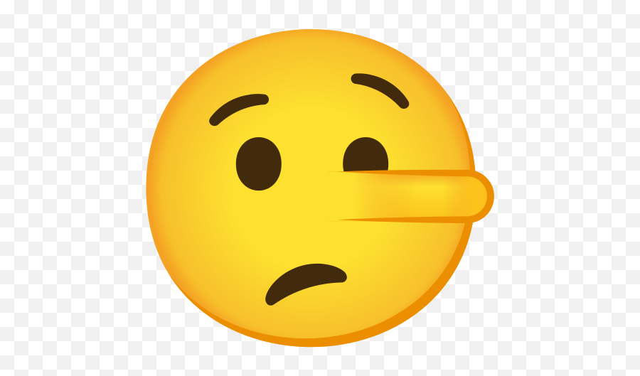 Lying Face Emoji - Happy,Skeptical Emoji