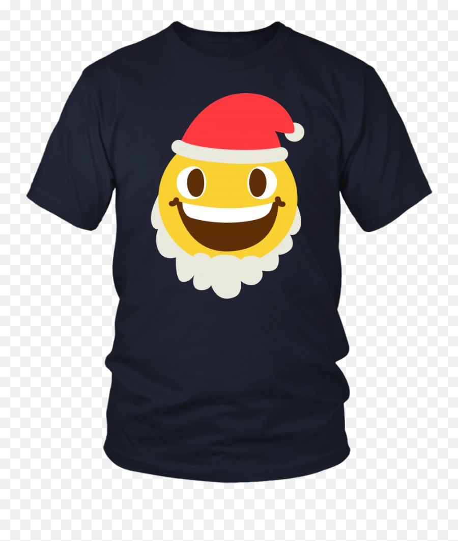 Funny Christmas Costume Cute Emoji Santa Claus Smile Shirts - Larry Bernandez T Shirt,Gag Emoji