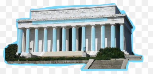 Ftestickers Sticker - Lincoln Memorial Emoji