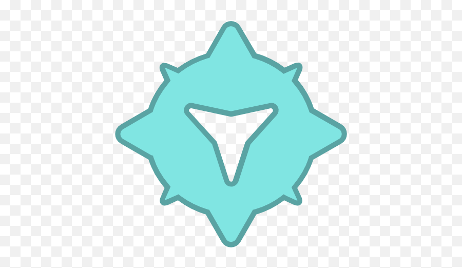 Angry Blue Bot Mine Octagon Virus Icon Emoji,Inquisitive Emoji