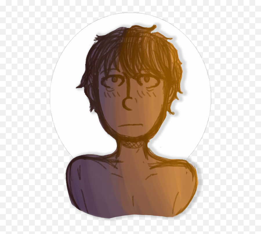 Sunset Boy - Illustration Emoji,Emoticon Shrug
