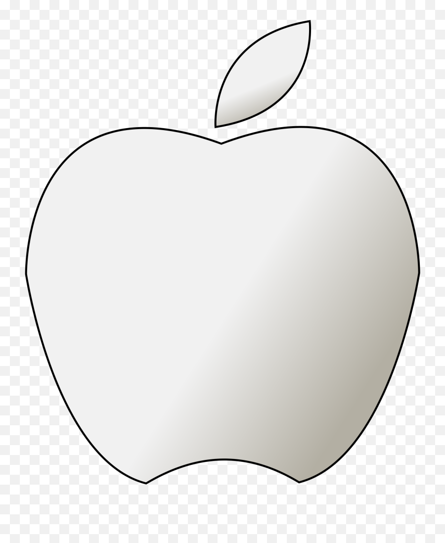 Free Apple Logo Png White Download - Unbitten Apple Logo Emoji,Apple Symbol Emoji