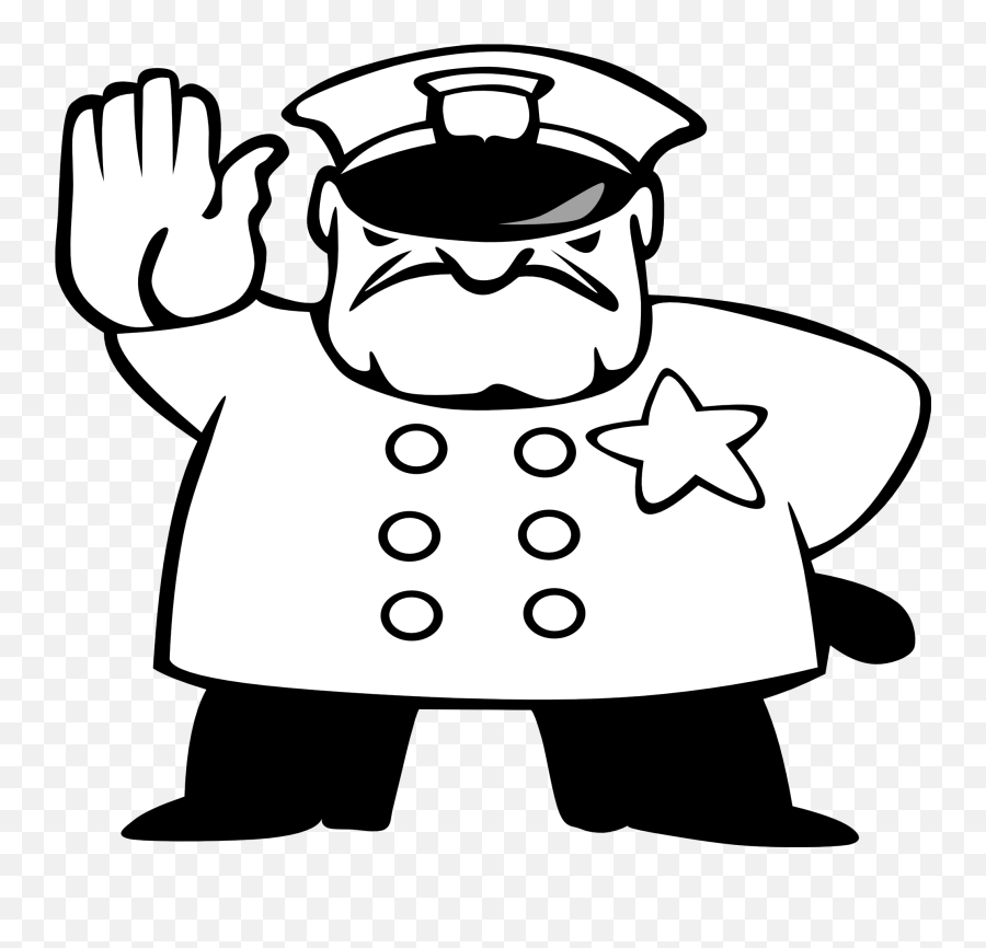 Police Badge Clip Art At Vector Image 1 - Cop Clip Art Black And White Emoji,Policeman Emoji