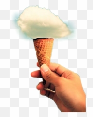 Icecream Cloud Ice Cone Effect Art Mwsk - Trick Of The Eye Photography Emoji,Ice Cream Cloud Emoji