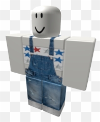 Distressed Overalls And Patriotic Crop - Kawaii Roblox Girl Clothing Emoji