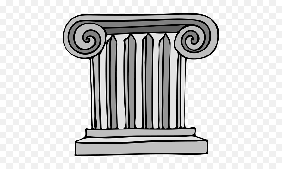 Vector Image Of Column Pillar - Roman Columns Clip Art Emoji,Classical Building Emoji