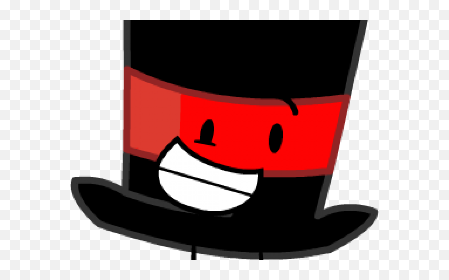 Top Hat Clipart Bfdi - Cartoon Emoji,Top Hat Emoji