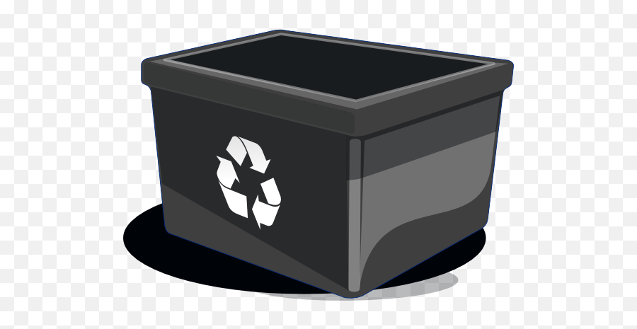 R Clipart Litter R Litter Transparent - Black Recycling Bin Clipart Emoji,Trash Bin Emoji