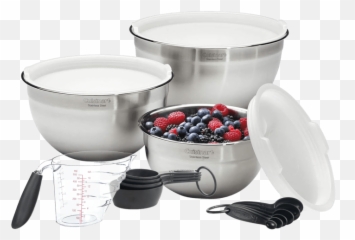 Cuisinart Stainless Steel Professional - Mixing Bowls With Lids Emoji,Bowl Of Rice Emoji