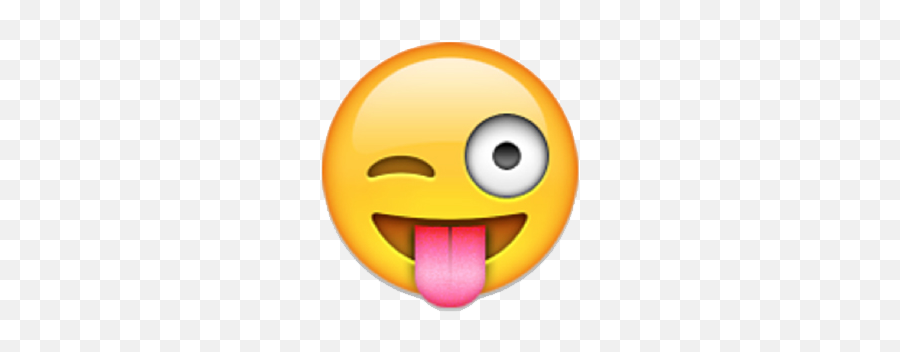 Sticking Tongue Out Emoji. 