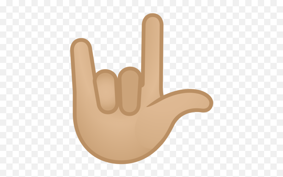 Medium - Love You Hand Sign Cartoon Emoji,Hand Gesture Emoji Meanings