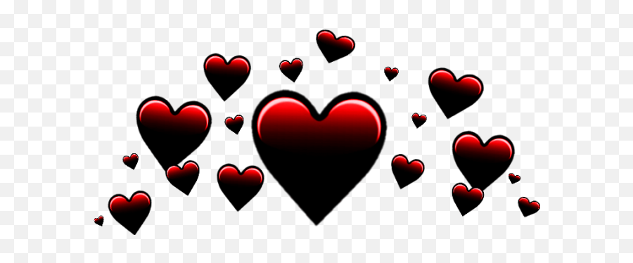 Black Heart Crown Emoji Crownemoji - Black Heart Crown Png,Black King Crown Emoji