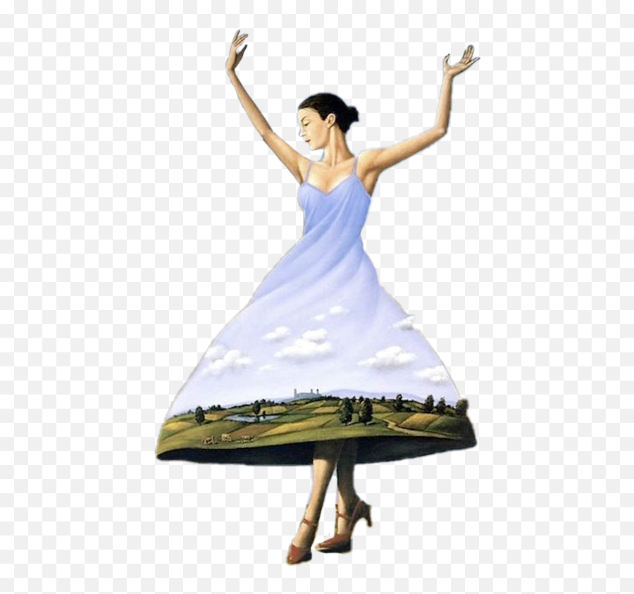 Lady Woman Dancing - Sticker By Iu0027am Leeanne Rafal Olbinski Emoji,Woman Dancing Emoji