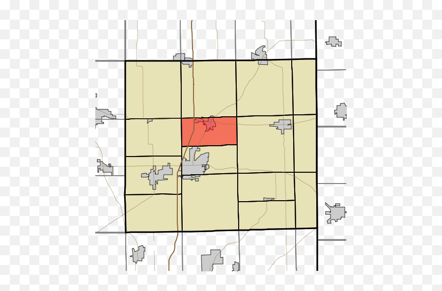 Map Highlighting Grant Township Dekalb County Indiana - Grant Township Dekalb County Indiana Emoji,Custom Emoji