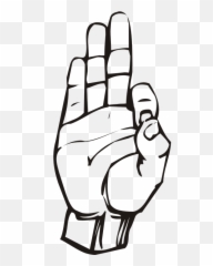 Gambar Sign Language Tangan Gratis - Sign Language F Clipart Emoji,Asl Emoji