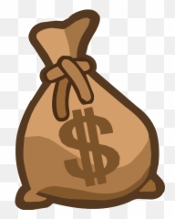 Lista de Emoticones Club Penguin Wiki Fandom - Money Bag Clipart Png Emoji
