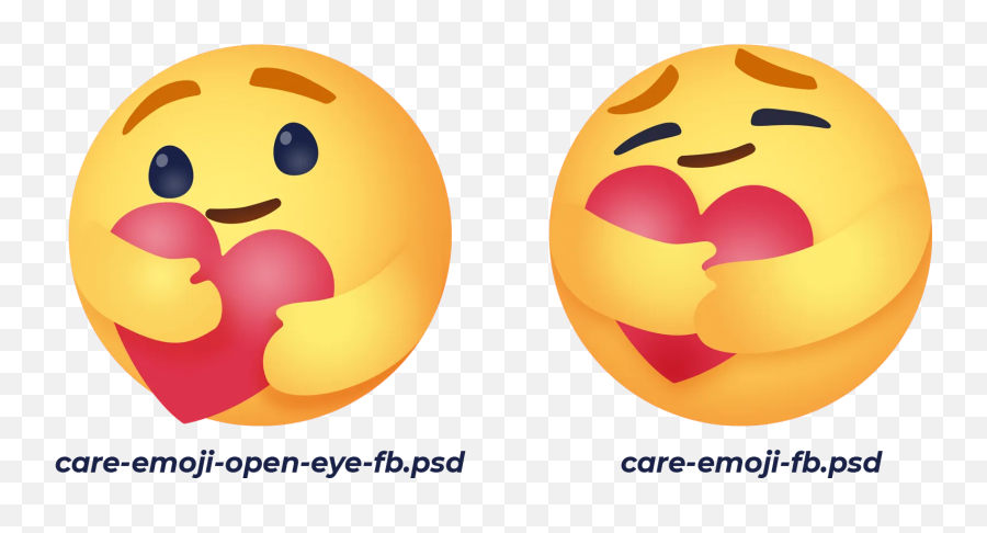 Psd Download For Facebook Care Emoji - Care Icon Facebook Png,Emoticon Memes
