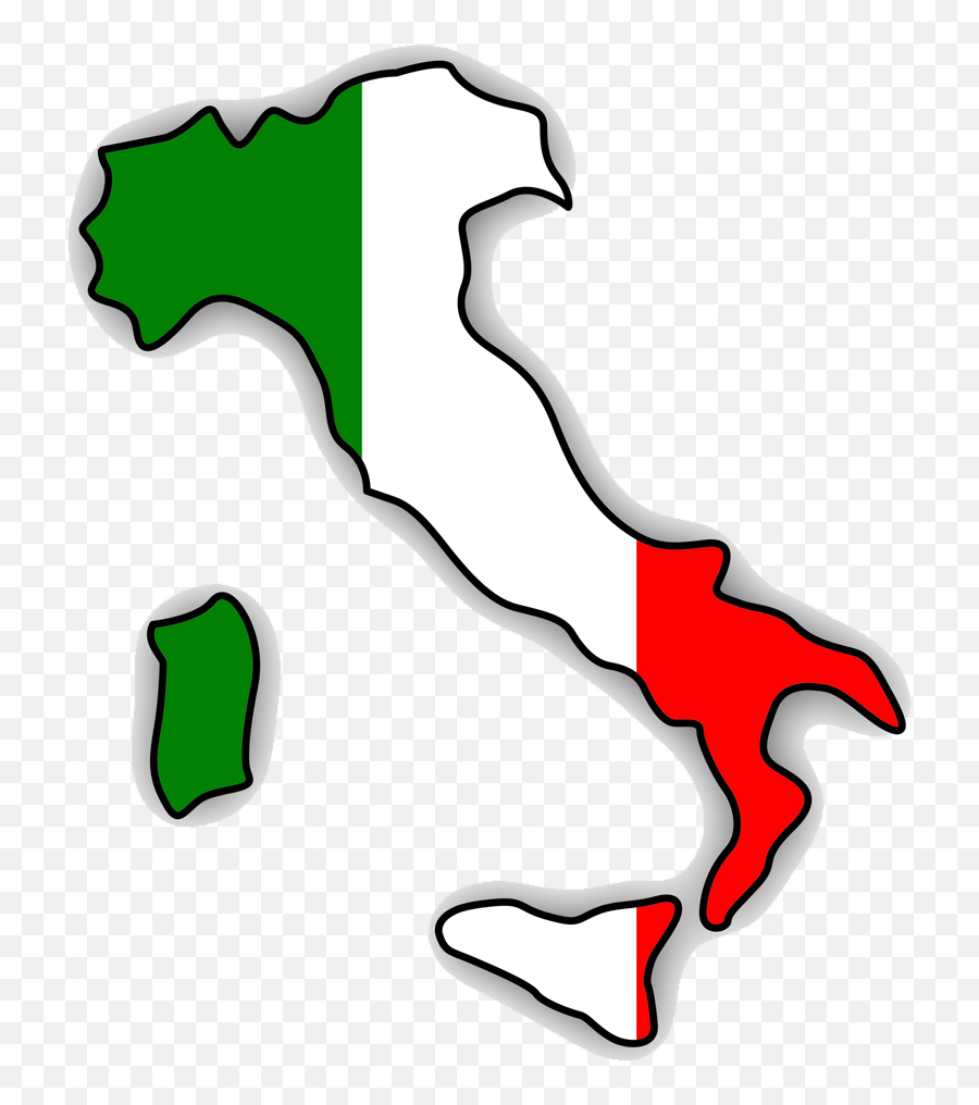Flag Italy Map Png Clipart - Italian Flag Transparent Emoji,Sicily Flag Emoji