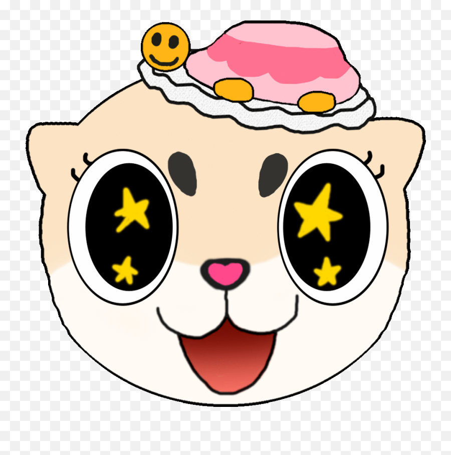 Chiitan Sparkle - Gif Emoji,Starry Eyed Emoji