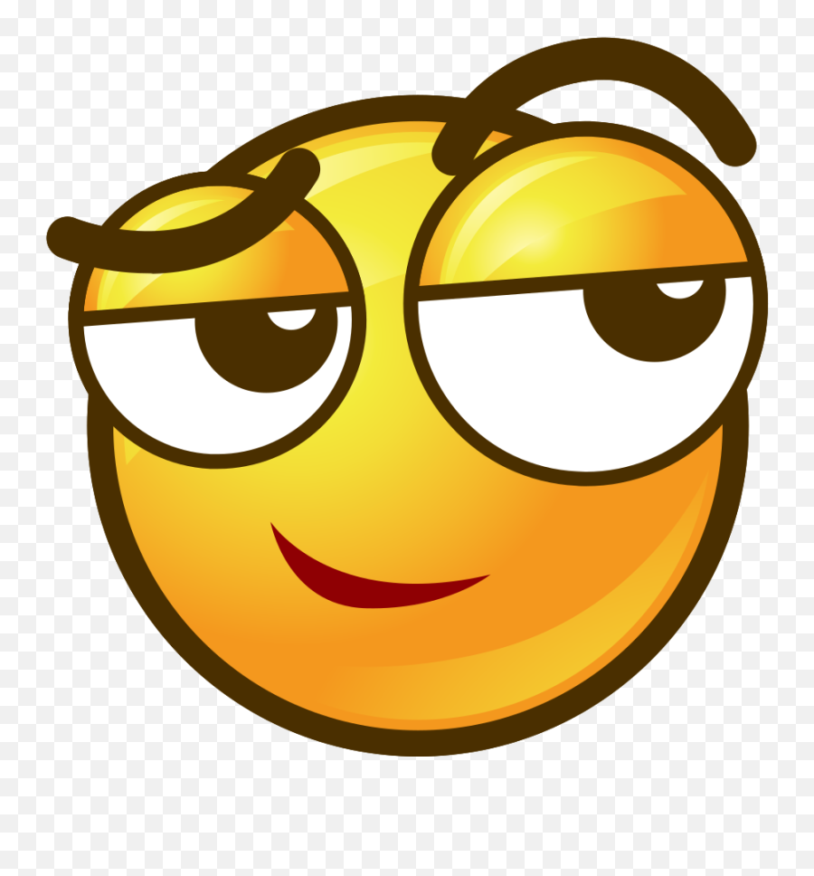 Free Emoji Circle Face Smirk Png With - Emoji,Smirk Emoji
