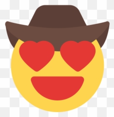 In Love - Emoji Enamorado Sombrero Vaquero,Emoji Enamorado Png