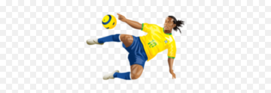 Ronaldinho - Ronaldinho Football Picture Png Emoji,Football Player Emoji