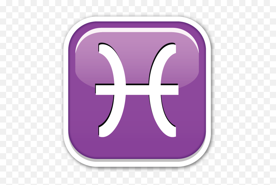 Pisces - Pisces Symbol Emoji Transparent,Taurus Emoji