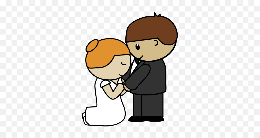 Bride And Groom Free To Use Clipart 2 - Desene Cu Mire I Mireas Emoji,Bride Emoji