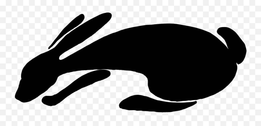 Free Hare Rabbit Vectors - Silhouette Vector Rabbit Svg Emoji,Easter Bunny Emoticon