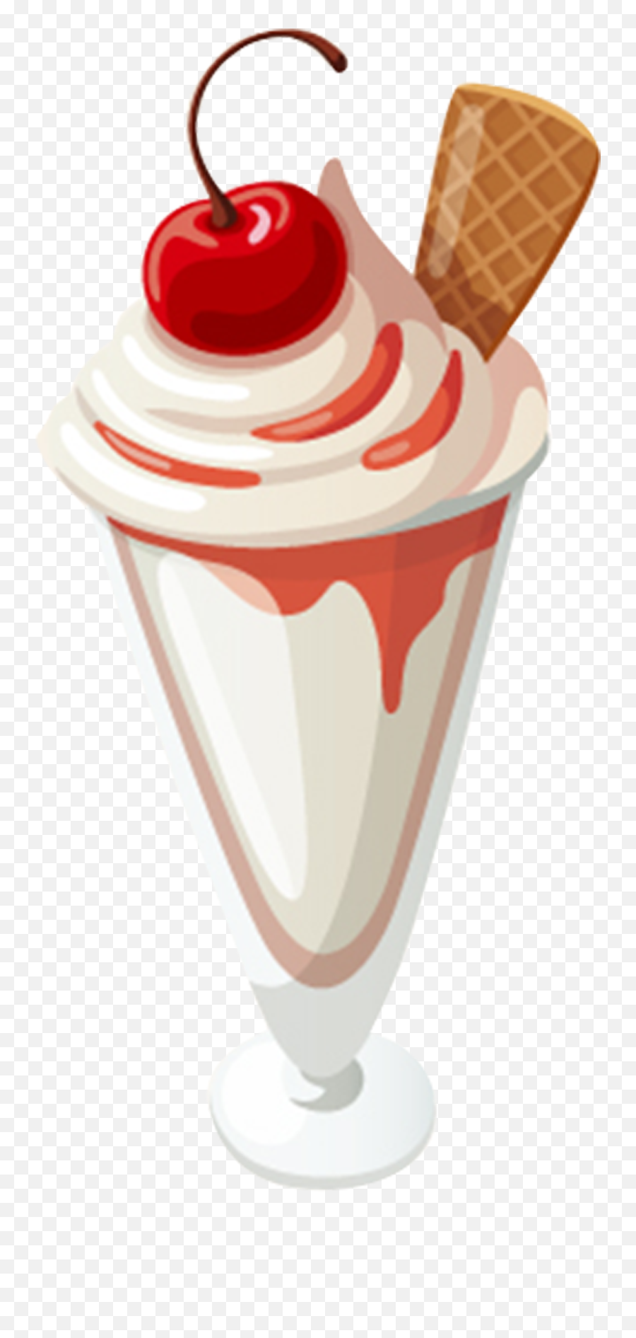Milkshake Cartoon Png Picture - Clipart Transparent Background Ice Cream Sundae Png Emoji,Ice Cream Cloud Emoji