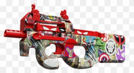 Inventory User - P90 Grim Field Tested Emoji,Emoji Ticket Gun Skull