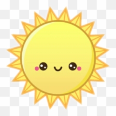 Sun Sticker Png - Kawaii Emoji