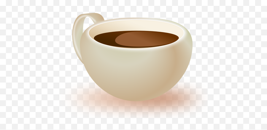 Cup Of Coffee Vector - Cartoon Coffee No Background Emoji,Coffee Drinking Emoji