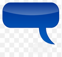 Download Blue Balloon Clipart Png - Speech Bubble In Color Emoji