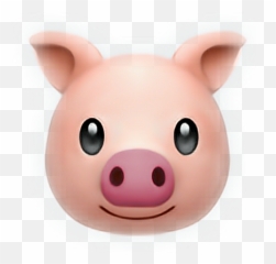 Emoji Pig Pinkfreetoedit - Old Apple Pig Emoji,Pig Emoji