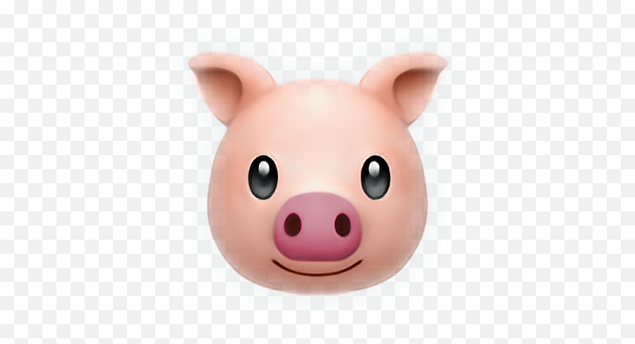 Emoji Pig Pinkfreetoedit - Old Apple Pig Emoji,Pig Emoji