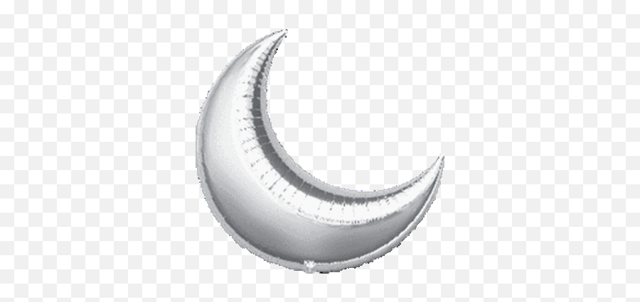 Crescent Moon Green - Silver Crescent Moon Emoji,Boat Moon Emoji