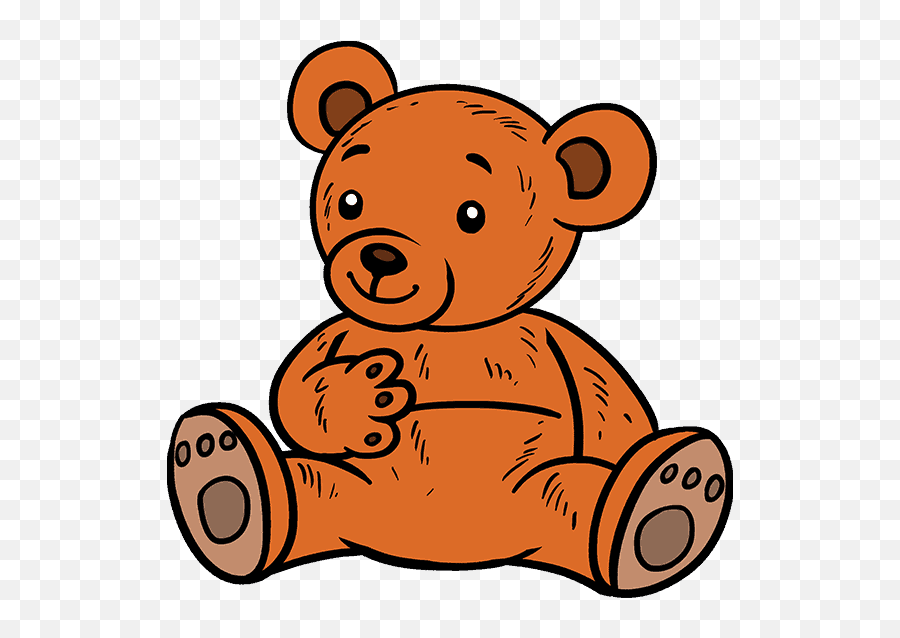 Draw A Cartoon Bear In A Few Easy Steps - Cartoon Bear Easy To Draw Emoji,Yogi Emoji