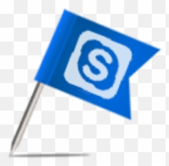 Skype Flag - Sign Emoji