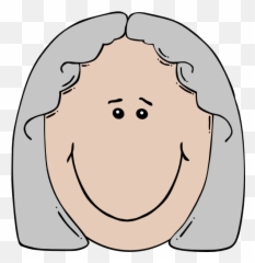 Faces Clipart Womans Face Faces Woman - Clip Art Childrens Face Emoji,Old Woman Emoticon