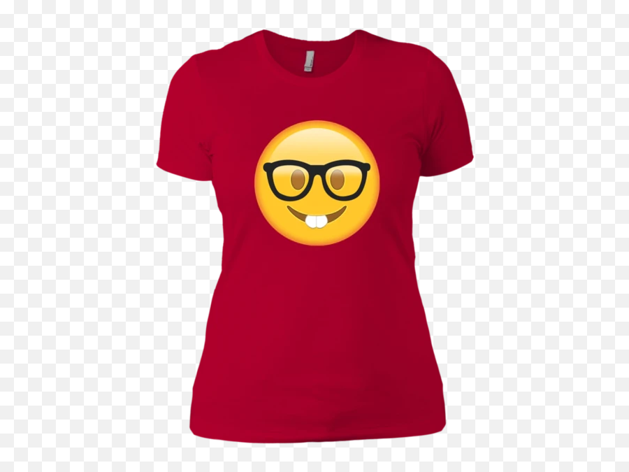 Nerd With Glasses Emoji Shirt Costume,Heavy Metal Emoji