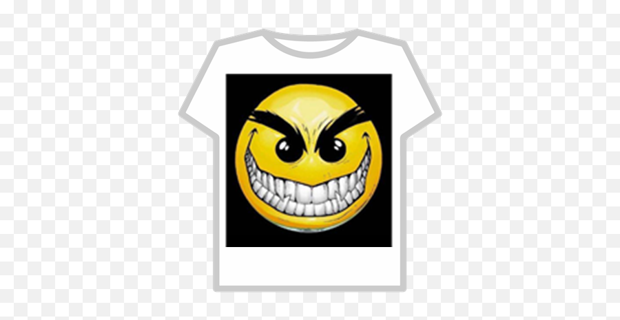 Evil Smiley Face - Roblox Evil Smiley Face Emoji,Evil Emoticon