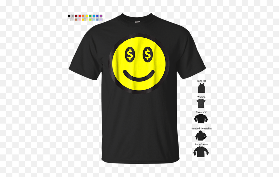 Alien Smiley Face Emoji T Shirt,Money Sign Emoji