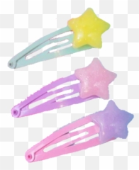 Star Clip Hairclip Kawaii Harajuku Soft - Blade Emoji
