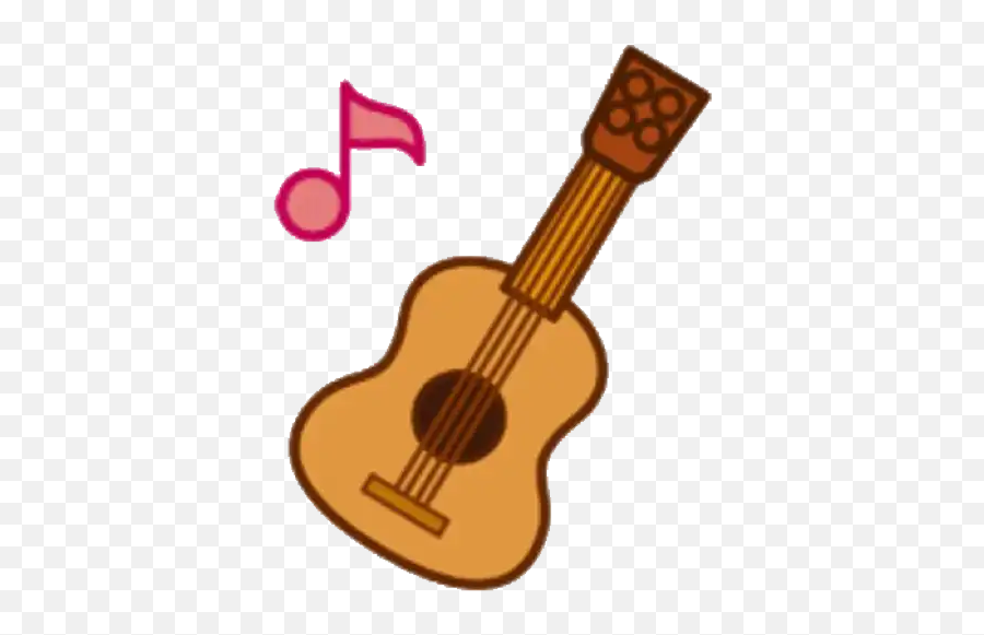 Emojis Stitch 2 - Clip Art Emoji,Acoustic Guitar Emoji